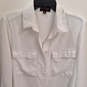 Black Label White Blouse